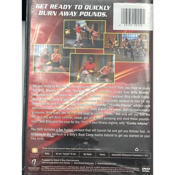 Billy Blanks Boot Camp Workout Exercise Elite Cardio Inferno 2-DVD Set Good - Picture 3 of 8